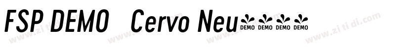 FSP DEMO   Cervo Neu字体转换